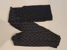 WOLFORD mixed pattern Jacquard Cotton Blend Tights ash-black medium New