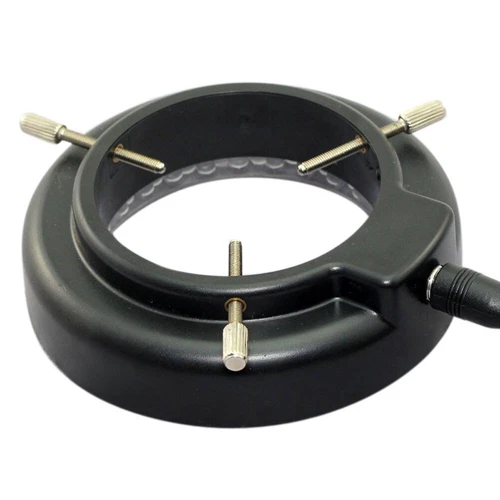 60 LED Adjustable Ring Light Illuminator Lamp for Stereo Zoom Microscope Set NEW - Picture 4 of 15