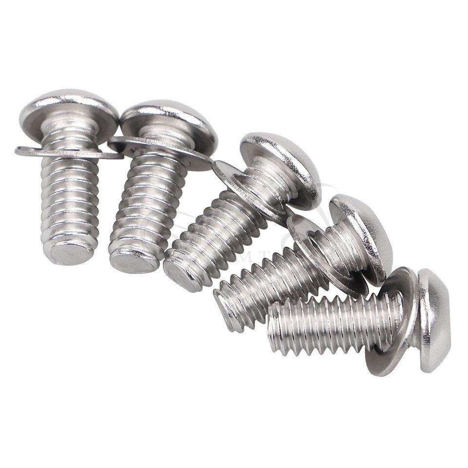 10pcs Stainless Steel Harley Derby Cover Allen Bolt Kit 99-2019