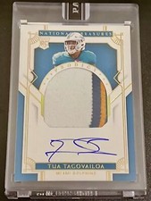 Tua Tagovailoa 2020 National Treasures 1/1 Black Box 2024 RPA Auto Patch RC YJ