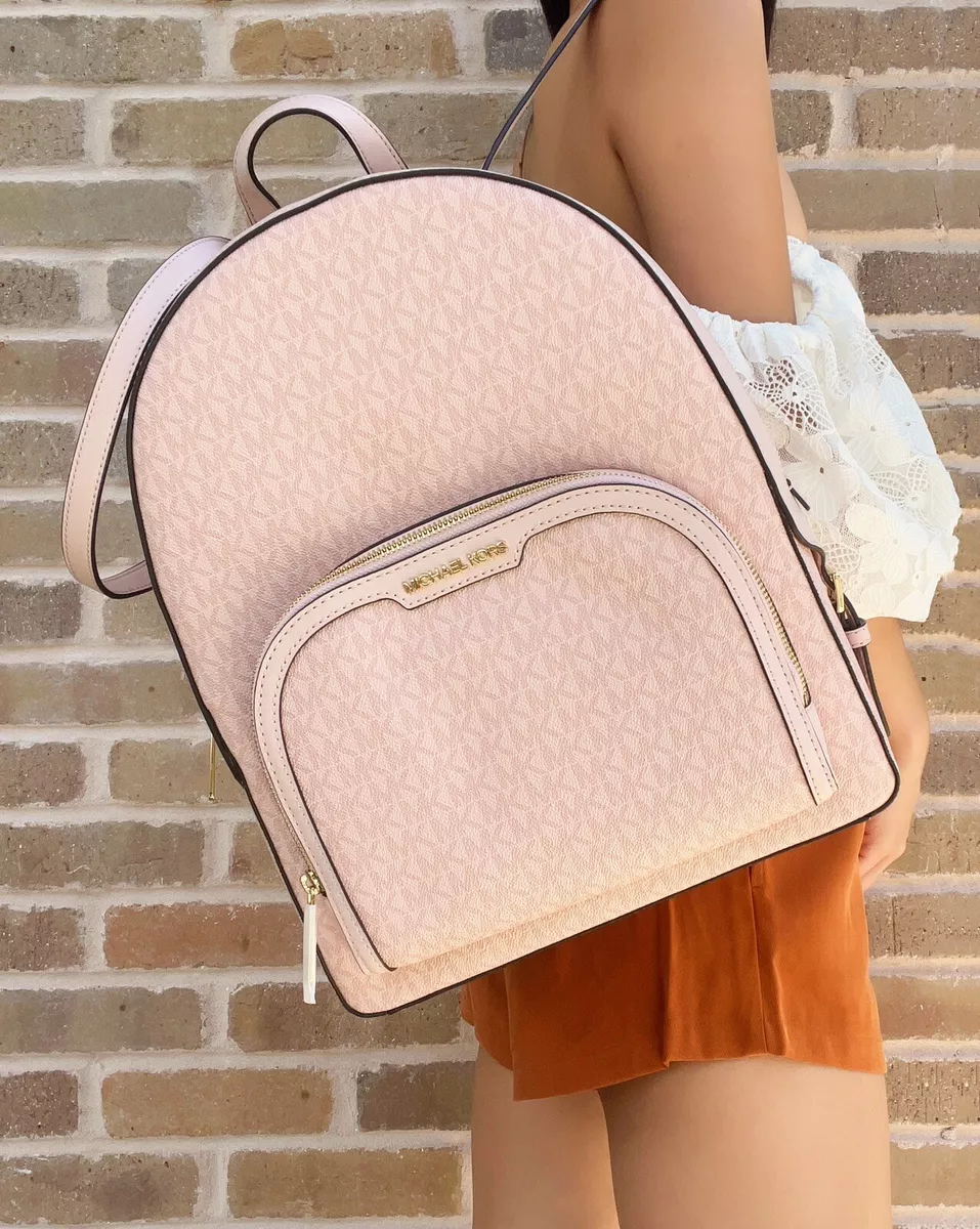 Ba lô Michael Kors Abbey Medium Backpack Brown Logo UyenSty Store #29 Ba lô Michael Kors Abbey Medium Backpack Brown Logo UyenSty Store
