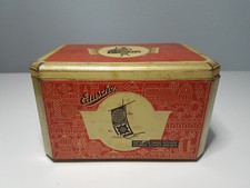 Alte Kaffee Tee Blechdose Eduscho Eduard Schopf Bremen 50er Jahre Vintage
