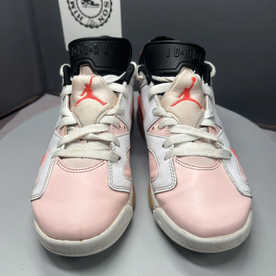 Air Jordan 6 Retro Low (GS) "Atmosphere" 768878-102 Youth Sz 5.5Y Women Size 7 - Image 4 of 4