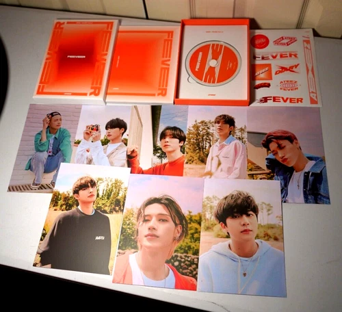 Ateez Zero : Fever Part 3 Album Diary Version CD Box Set NO Photo Cards