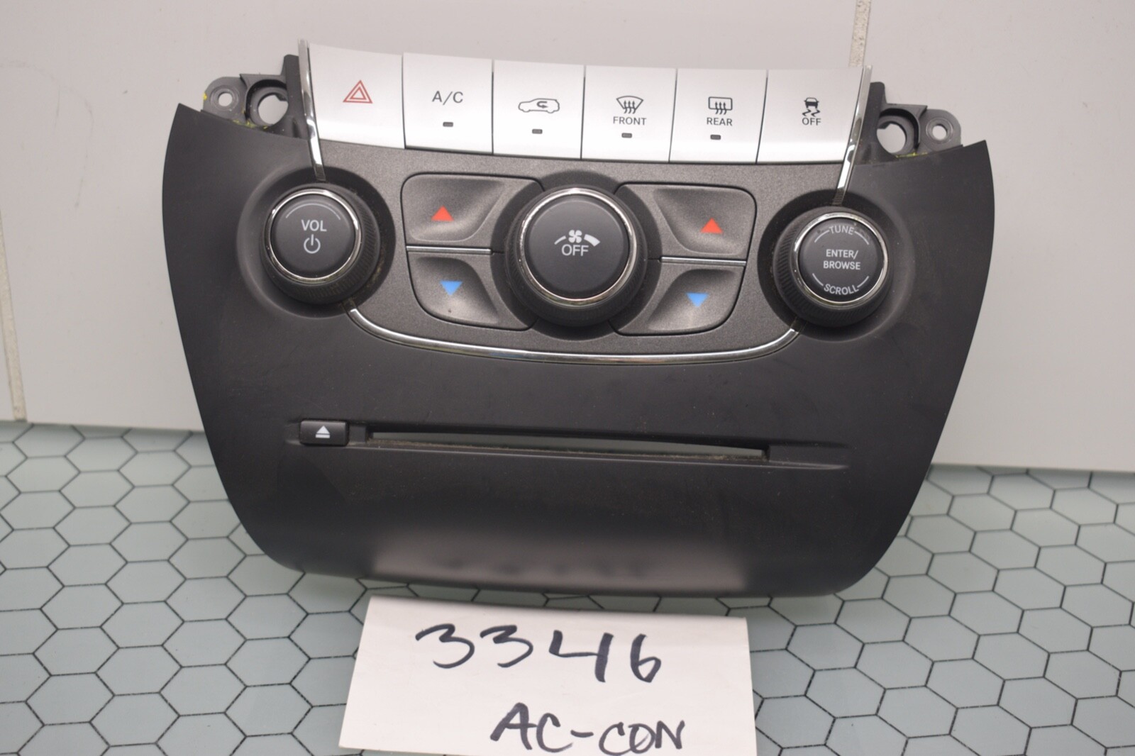 2011 - 2017 Dodge Journey AC and Heater Control Used Stock #3346-AC