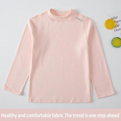 Girls' sweater, for autumn and winter, Pink Color, Size 100-110 cm