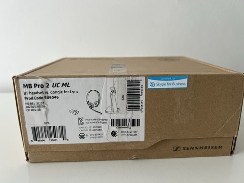 Sennheiser MB Pro 2 UC ML Bluetooth Headset schwarz 506046 - Bild 3 von 3