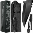 LIVABIT SOS Bug Out 3 Day Backpack First Aid Kit Emergency Survival Gear Black 638029771641 - Foto 3
