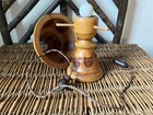rare vintage Brazilian Butterfly Wood lamp — photo 10