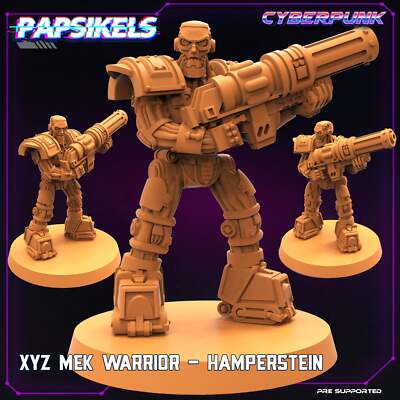 XYZ Mek Warrior Hamperstein | Law Breakers | Sci-Fi Miniature | Papsikels