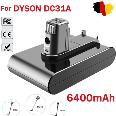 22.2V 6400mAh Li-ion Akku für Dyson Type A DC31 DC34 DC35 DC44 DC45 917083-01 