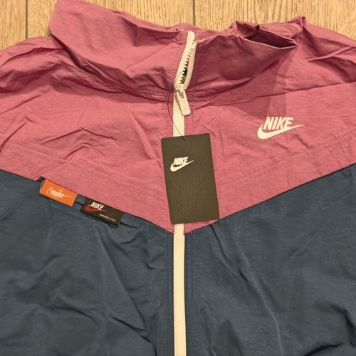 🆕 NIKE Plus 1X Long Tunic Track Jacket Purple Teal White Windbreaker Coat NWT - Picture 2 of 5