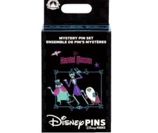 Disney Parks Haunted Mansion Mystery 2 Pin Set Ezra Gus Phineas Constance Busts