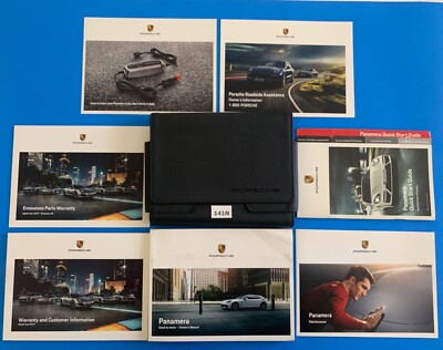 2019 Porsche Panamera 4 / 4S / Turbo S /  E-Hybrid Owners Manual Owner Books Set