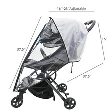 Stroller Rain Cover-Nylon Webbing Stroller Rain Cover, with Mesh Ventilation