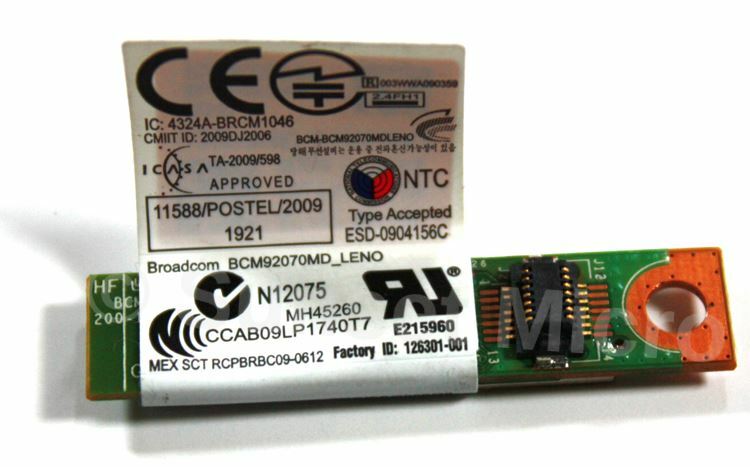 Genuine IBM Lenovo SL410 Laptop Bluetooth Card 60Y3199 Genuine IBM Lenovo SL410 Laptop Bluetooth Card 60Y3199