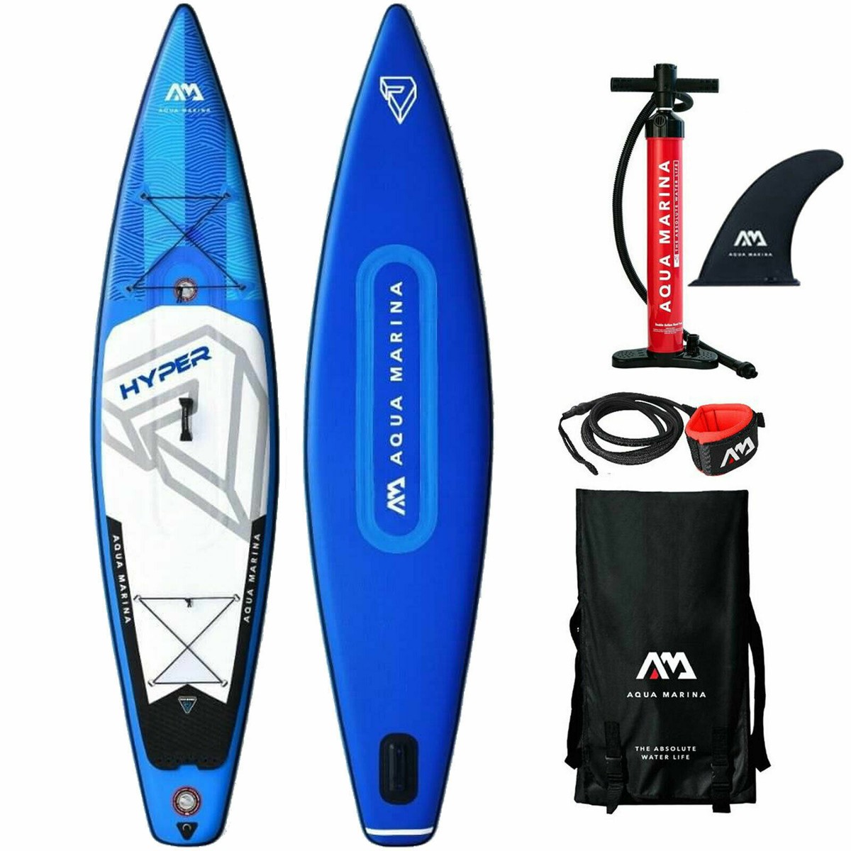Aqua Marina Hyper Paddleboards- Inflatable SUP w/ Paddle | eBay