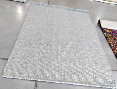 LIGHT GREY 5' X 8' Broken Thread Rug, Reduced Price 1172749205 NF747F-5