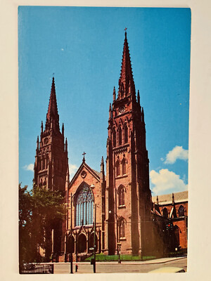 Vintage Postcard Cathedral of Immaculate Conception Albany New York Unposted