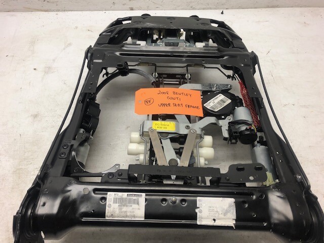06 07 08 Bentley Continental Flying Spur RIGHT SEAT BACK MOTORS LUMBAR ETC
