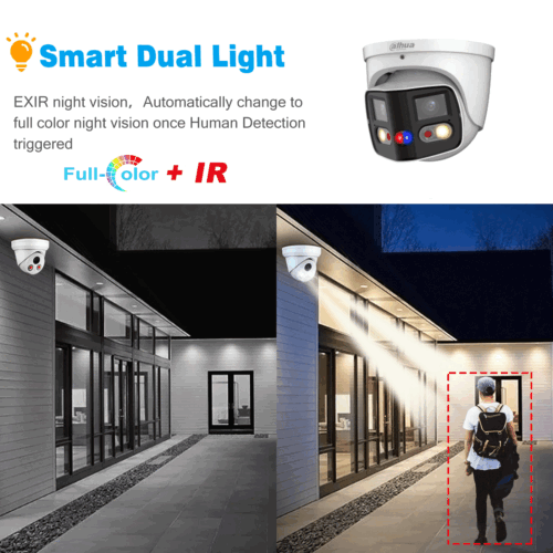 Dahua 2-Way Audio TiOC 8MP Panoramic PoE IP Camera Sound & Light Alarm SMD4.0 AU - Picture 2 of 21
