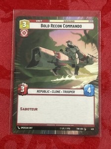 HYPERSPACE Star Wars Unlimited - Bold Recon Commando - Twilight of the Republic