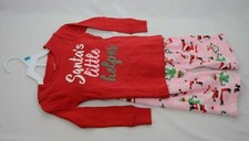 Carter's Santa's Little Helper PJ's Girl's Size 24m New with Tags 154426 0617