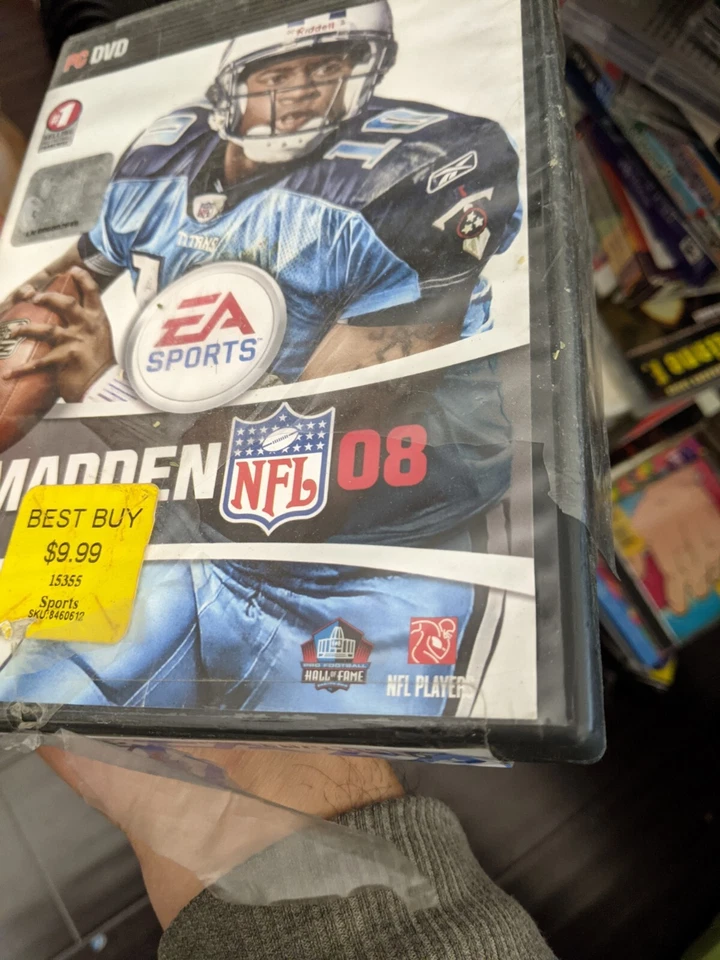 Madden NFL 08 (Windows PC DVD, 2007) -  New Damaged SEALED - Big box Vince Young - Image 2 of 4