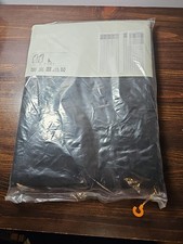 New IKEA Sarita Sheer Black Curtains 2 Panels 57" x 118" Cut To Size Iron On Hem