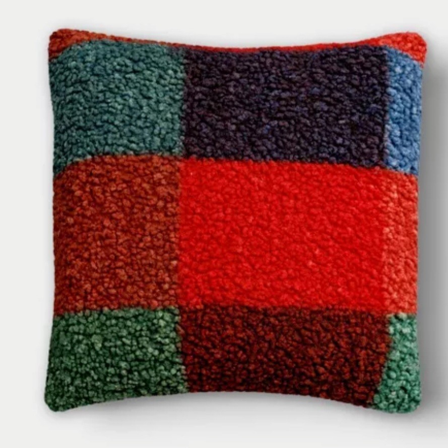 TARGET ROOM ESSENTIALS SKI PILLOW & PLAID DECORATIVE PILLOW SET OF 2 NEW NWT thumbnail 5