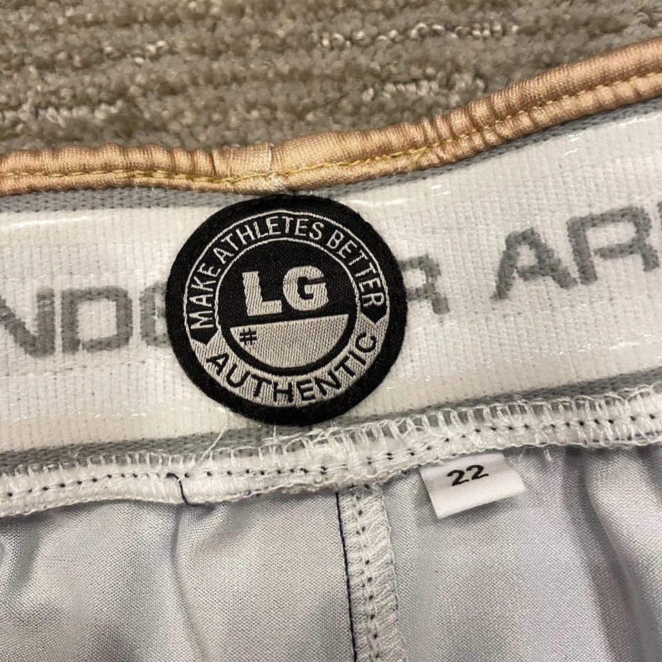 Navy Midshipmen Shorts Men Large Blue Gold NCAA Basketball Salesman Under Armour - Image 4 of 4