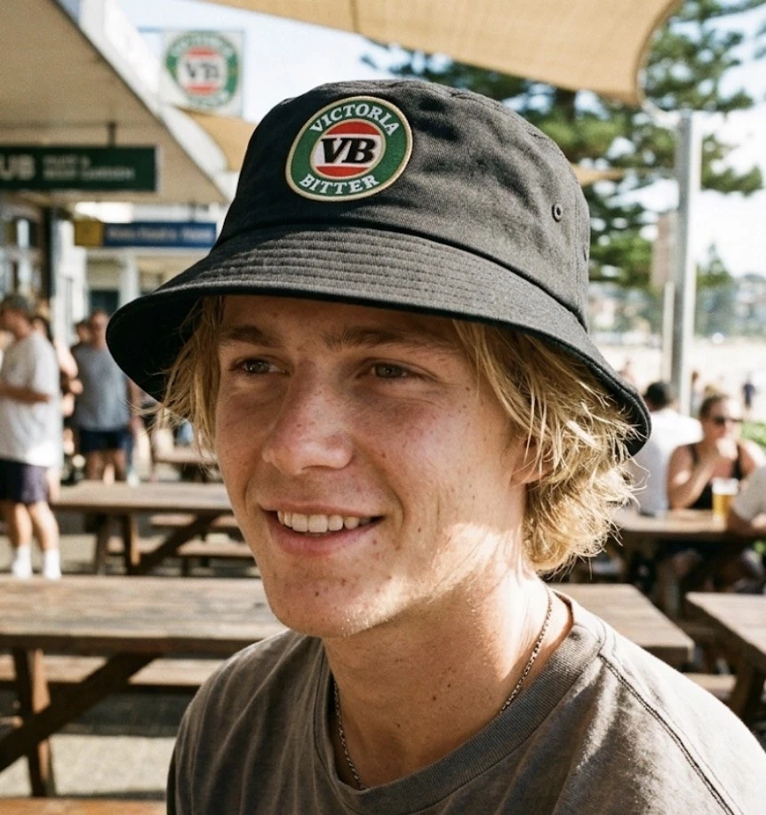 VB Hat — Victoria Bitter Bucket Hat — Australia Cap Beer Hat Beanie
Opens in a new window or tab