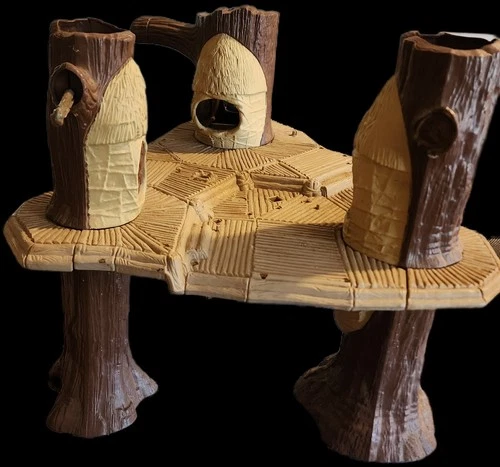 1983 Kenner Star Wars Return Of The Jedi Ewok Village Action Playset NO BOX