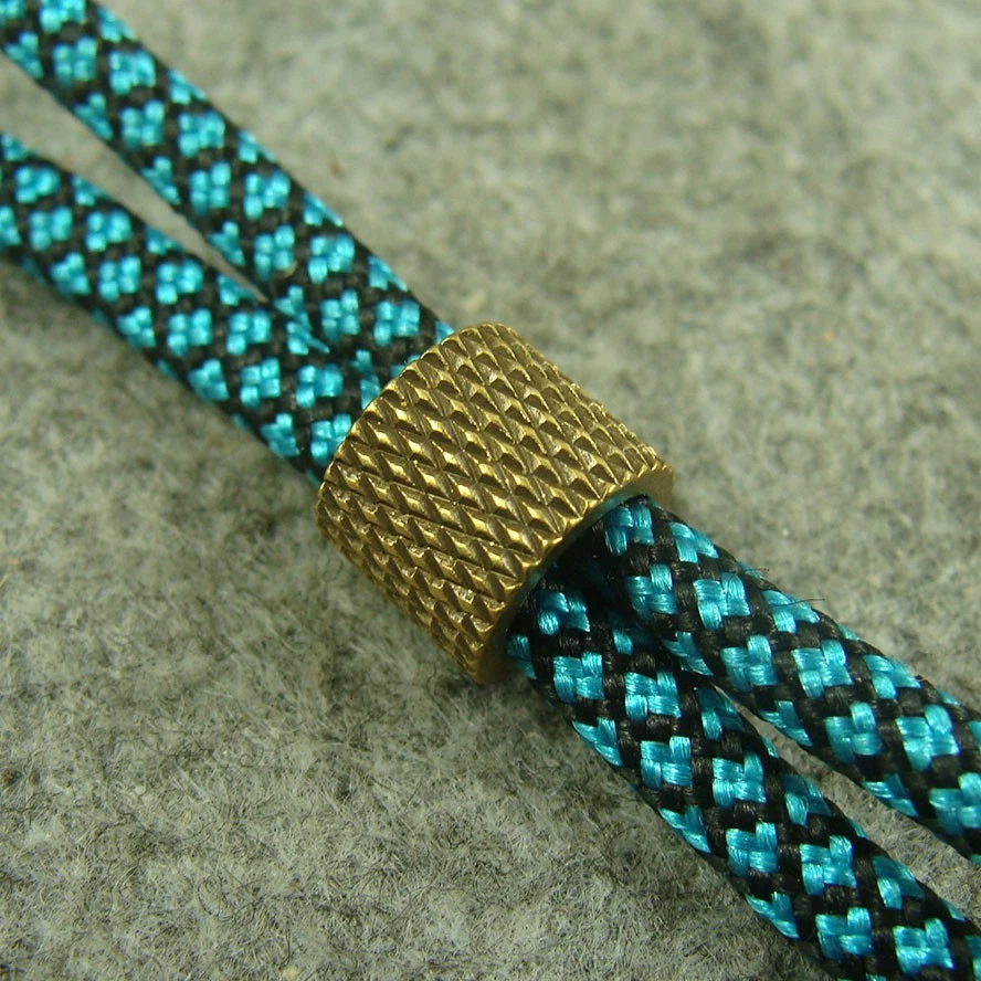 10 PACK Solid Brass Bracelet Necklace Beard Paracord knife Lanyard Beads LB608 - Image 4 of 4