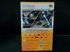 TECHNA TX-100 Grey Car Alarm With Charging Function & PIR Motion Sensor