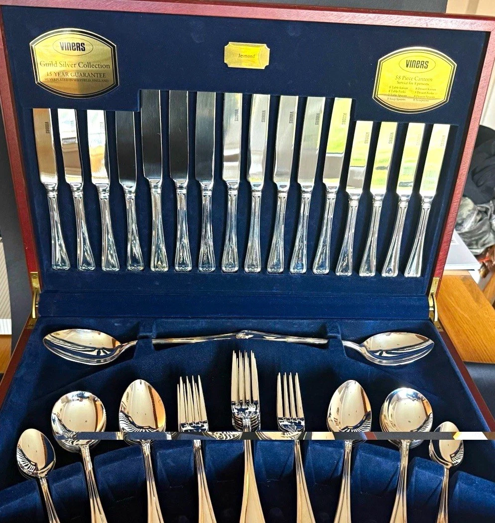 英国アンティーク　Viners 58 Piece Buxton カトラリーセット Viners Cutlery Sets & Canteens with 58 Items in Set for sale | eBay UK