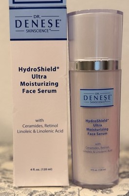 Dr. Denese HydroShield Ultra Moisturizing Face Serum 4 oz Luxury Size! **NIB**