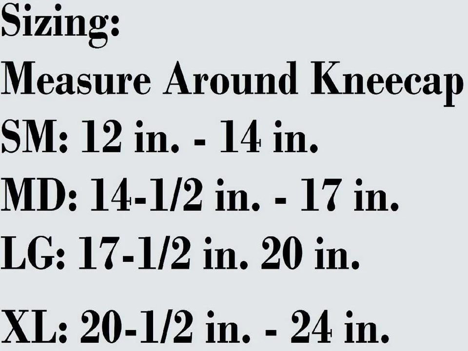 Leader Slip On Knee Compresión Beige, Grande Foto 2 de 2