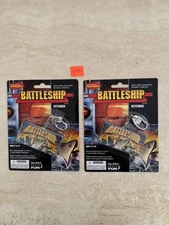 2 Battleship Keychains With Limited Gameplay 2005 Basic Fun (Ships In A Box) New