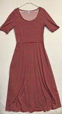 LuLa Roe Size XL Red & White Dress