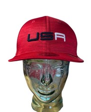 New Era Golf 9Fifty USA 2023 Ryder Cup Snapback Hat Low Profile Red