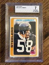 1978 Topps #165 Jack Lambert BVG 7 NM