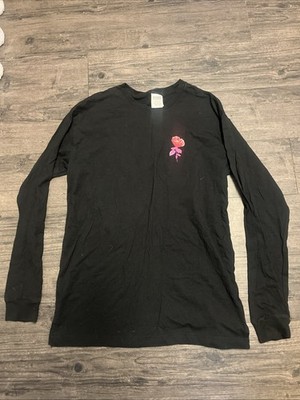 S Victoria s Secret Love Pink Bling Rose Long Sleeved Campus Tee