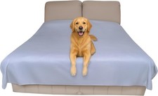 Thin Reversible Waterproof Protective Bed Cover King Size, 100 x 96 inch , for