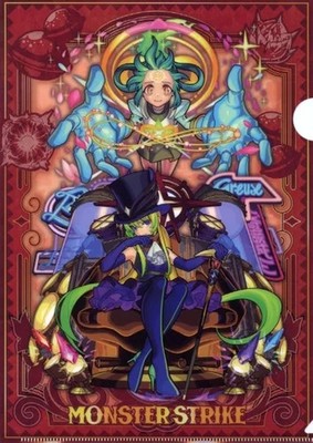 Monster Strike x Don Quijote A4 Clear File Spring Festival 2021 Nehpon Collectio
