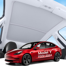 Upgraded Sunshade Roof for Tesla Model Y 2020-2024, Graphene Infused Fabric U