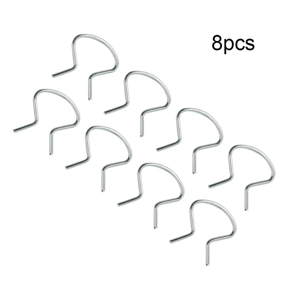 8x Clip de herradura galvanizado manivela de manivela de manivela de puerta para accesorios Pontiac Foto 2 de 4