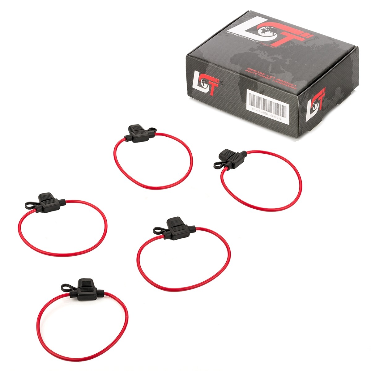 5x Fuse Holder with Blade Fuse Car Vehicle 20A for VW GOLF