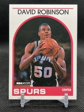 1989-90 Hoops David Robinson Rookie RC #310 Spurs *CLEAN!