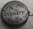 1940S CASWELL COFFEE MEASURE METAL "ABOVE ALLOTHERS" NATIONAL CREST COFFEE 9" — photo 6